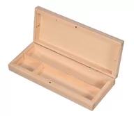 Przyborniki na biurko - Piórnik drewniany z przegrodami Plastuś - miniaturka - grafika 1