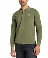 Koszulki męskie - Koszulka Lee LS PIQUE POLO 112355667 Mercantile Green XL - miniaturka - grafika 1