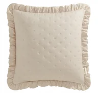 Narzuty - Poszewka dekoracyjna 45x45 ozdobna Molly kremowa - miniaturka - grafika 1
