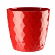 Donice - Doniczka CRISTAL 12 cm czerwony - miniaturka - grafika 1