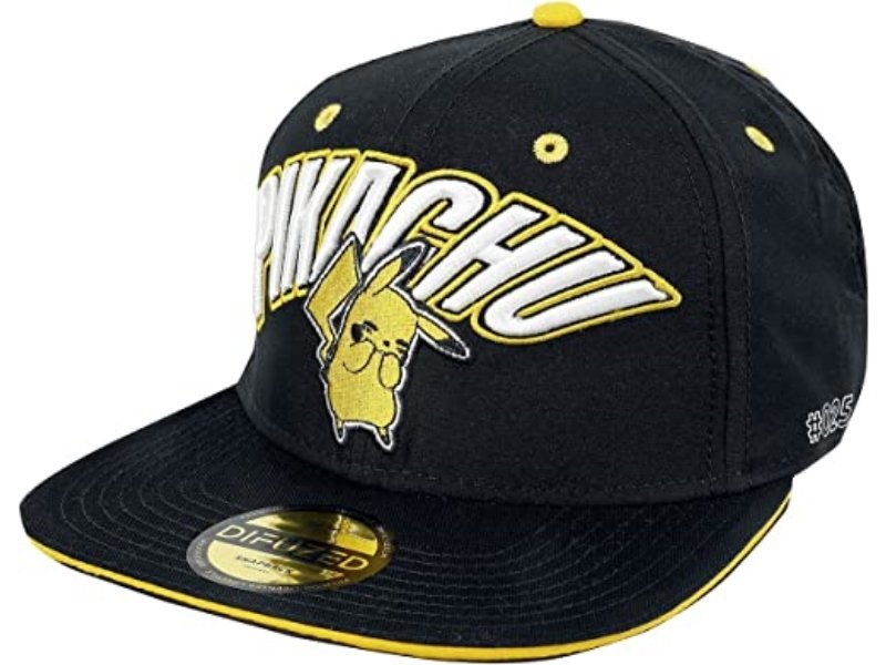 Czapka z daszkiem Difuzed Sb371043pok #025 Pokemon Pikachu, czarna, jeden rozmiar