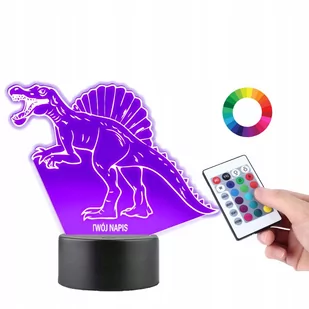 Lampka na Biurko Statuetka Led Dinozaur Spinozaur - Lampy pozostałe - miniaturka - grafika 1