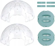 Akcesoria dla gryzoni - Kula do biegania dla chomika i myszy – zabawka 14 cm, niebieska - miniaturka - grafika 1