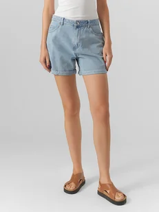 Vero Moda Szorty dżinsowe "Zuri" w kolorze błękitnym - Spodenki damskie - miniaturka - grafika 1