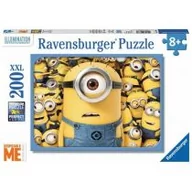 Puzzle - Ravensburger PUZZLE 200 ELEMENTÓW XXL MINIONKI 128365 RAV128365 - miniaturka - grafika 1