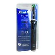 Szczoteczki elektryczne - ORAL-B D103 Vitality PRO Protect X Clean Cross Action BLACK Szczoteczka elektryczna z 3 trybami pracy - miniaturka - grafika 1