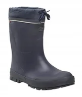 Kalosze damskie - Viking Kalosze Ocieplane Granatowe Dziecięce 22 Ż7I - miniaturka - grafika 1