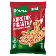 Zupy w płynie - Knorr Nudle Zupa danie kurczak pikantny 63 g - miniaturka - grafika 1