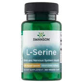 Suplementy naturalne - SWANSON Health L-serine Ajipure L-serine 500mg 60 Kapsułek 087614027975 - miniaturka - grafika 1