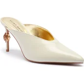 Klapki i japonki damskie - Kurt Geiger Skórzane klapki na szpilce EAGLE - miniaturka - grafika 1