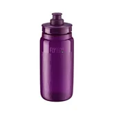 Shakery i bidony sportowe - Bidon ELITE Fly Tex 550 ml Przezroczysto-purpurowy - miniaturka - grafika 1