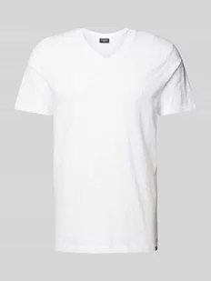T-shirt z dekoltem w serek - Koszulki męskie - miniaturka - grafika 1