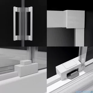 Radaway Idea White Kdj kabina 140x110cm lewa szkło przejrzyste 387044-04-01L/387053-04-01R - Kabiny prysznicowe - miniaturka - grafika 3
