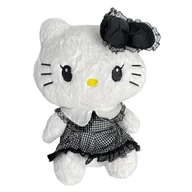Maskotki i pluszaki - Maskotka Pluszowa Pluszak Hello Kitty Czarna Sukienka 40cm - miniaturka - grafika 1