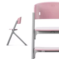 Krzesełka do karmienia - Kinderkraft Krzesełko do karmienia Livy aster pink z bujaczkiem Calmee - miniaturka - grafika 1