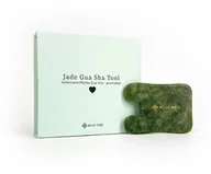 Pozostałe urządzenia kosmetyczne - Kamień Gua Sha Jadeitowa płytka do masażu Acus Med - prostokąt - zielony - miniaturka - grafika 1