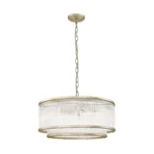 Lampy sufitowe - Zuma Line Sergio lampa wisząca złota kryształowa P0528-06H-V6AC - P0528-06H-V6AC - miniaturka - grafika 1