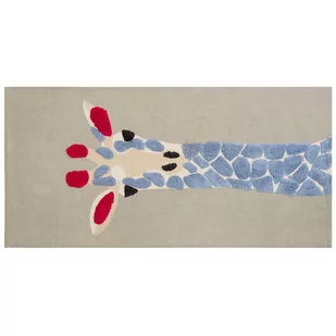 Dywan dziecięcy bawełniany motyw żyrafy 80 x 150 cm wielokolorowy SAKUBO - Dywany dla dzieci - miniaturka - grafika 1