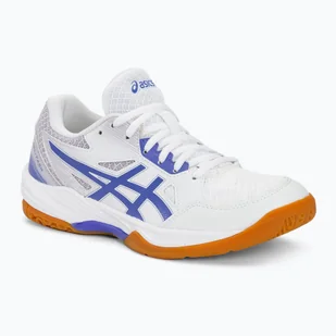 Buty do siatkówki damskie ASICS Gel-Task 3 white/sapphire - Buty sportowe damskie - miniaturka - grafika 1