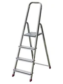 Drabiny - CORDA Drabina domowa aluminiowa 4 stopnie KRAUSE  - miniaturka - grafika 1