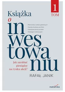 Książka o inwestowaniu. Tom 1 - E-booki - biznes i ekonomia - miniaturka - grafika 1