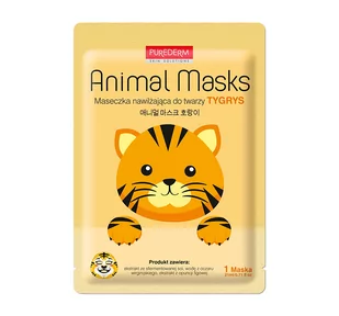 CONNY CONNY Animal Maska w płachcie Nawilżająca - Tygrys SKL-MAS-ATY - Maseczki do twarzy - miniaturka - grafika 1
