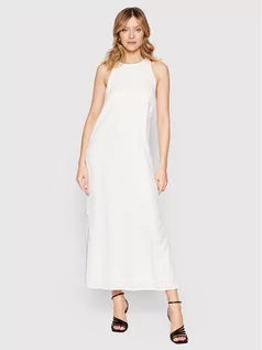 Sukienki - Calvin Klein Sukienka codzienna K20K203827 Biały Regular Fit - grafika 1