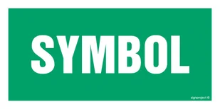 ZNAK NA ZAMÓWIENIE WZÓR A-007 - ARKUSZ 6 NAKLEJEK, FN - FOLIA SAMOPRZYLEPNA; (100X50MM) - Systemy ekspozycyjne i znaki informacyjne - miniaturka - grafika 1