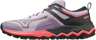 Mizuno Buty do biegania damskie trailowe IBUKI 4 Pastel Lilac/Black Oyster/Kissed Coral - Buty sportowe damskie - miniaturka - grafika 1