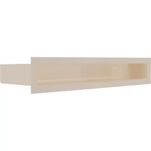 Kratki.pl Kratka wentylacyjna luft 60x400 mm - kolor kremowy LUFT/6/40/K - Akcesoria kominkowe - miniaturka - grafika 2