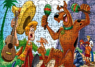 Puzzle Układanka 70 el : Scooby Doo + Woreczek Z Nadrukiem - Puzzle - miniaturka - grafika 1