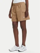 Spodenki damskie - adidas Szorty sportowe Essentials Woven JY2612 Beżowy Loose Fit - miniaturka - grafika 1