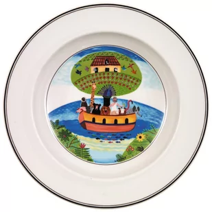 Villeroy & Boch Design Naif Talerz głęboki Arka Noego średnica: 21 cm (10-2337-2703) - Talerze - miniaturka - grafika 1