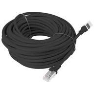 Kable komputerowe i do monitorów - Lanberg PATCHCORD KAT.5E 15M CZARNY LANBERG - miniaturka - grafika 1