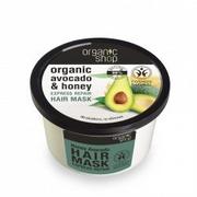Maski do włosów - Organic Shop naturalna ekspresowo regenerująca maska do włosów Miód&amp;Avocado 250ml - miniaturka - grafika 1