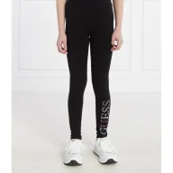 Spodnie sportowe damskie - Guess Legginsy | Regular Fit - miniaturka - grafika 1