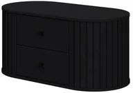 Szafki łazienkowe - Szafka pod umywalkę VENEZIA 2S 95cm czarny mat HALMAR - miniaturka - grafika 1