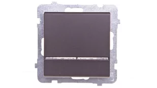 Ospel Sonata czekoladowy łącznik jednobiegunowy ŁP-1RS/m/40 ŁP-1RS/m/40 - Wyłączniki światła i elektryczne - miniaturka - grafika 1