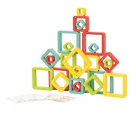 Układanki dla dzieci - Układanka Balansująca Geometryczna - miniaturka - grafika 1
