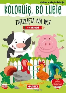 koloruję, bo lubię. zwierzęta na wsi - Baśnie, bajki, legendy - miniaturka - grafika 1