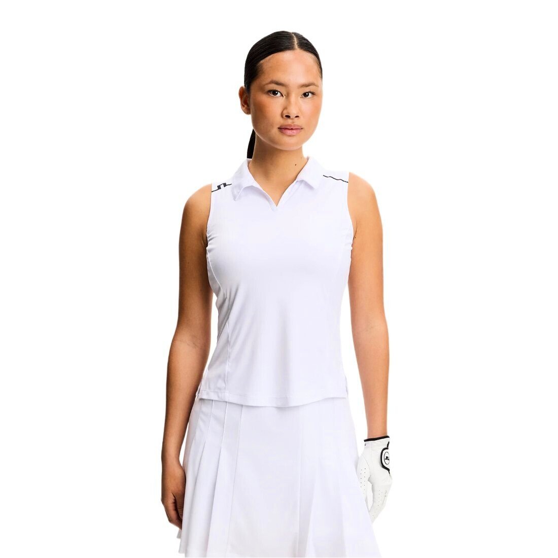 Koszulka damska J.Lindeberg Leah Sleeveless Polo White M