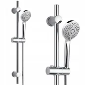 Słuchawki prysznicowe - DRĄŻEK UCHWYT PRYSZNICOWY REGULOWANY WĄŻ SŁUCHAWKA PRYSZNICOWA 3 FUNKCYJNA - miniaturka - grafika 1