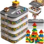 Pojemniki na zabawki - Pudełko na klocki- 3 poziomy Kruzzel 25757 - miniaturka - grafika 1