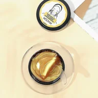 Akcesoria do bielizny - Maska na oczy 24k Opaska na oczy Okrągła opaska na oczy Opaska na oko Maska na oczy 24K Gold - miniaturka - grafika 1