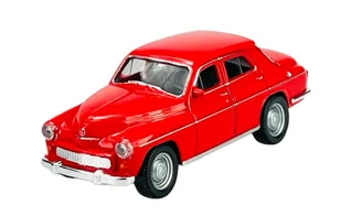 WELLY WARSZAWA 224 CZERWONY 1:43 44028 - Samochody i pojazdy dla dzieci - miniaturka - grafika 1