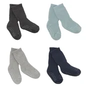 Skarpetki dla dzieci - GoBabyGo antypoślizgowe skarpetki do nauki chodzenia 6 m+ zestaw 4 par - miniaturka - grafika 1