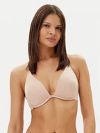 Biustonosze - Hunkemöller Biustonosz z fiszbiną Smooth 206735 Beżowy - miniaturka - grafika 1