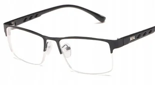 Okulary korekcyjne kujonki eleganckie minusy -6 - Okulary korekcyjne, oprawki, szkła - miniaturka - grafika 1