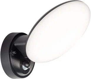 Polux Kinkiet zewnętrzny LED z czujnikiem OLAF LED/10W/230V IP44 czarny - Lampy ogrodowe - miniaturka - grafika 1
