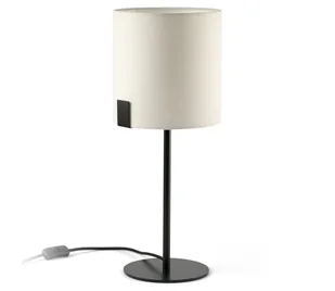 FARO 20054 - Lampa stołowa NILA 1xE27/15W/230V kremowa/czarna - Lampy stojące - miniaturka - grafika 1